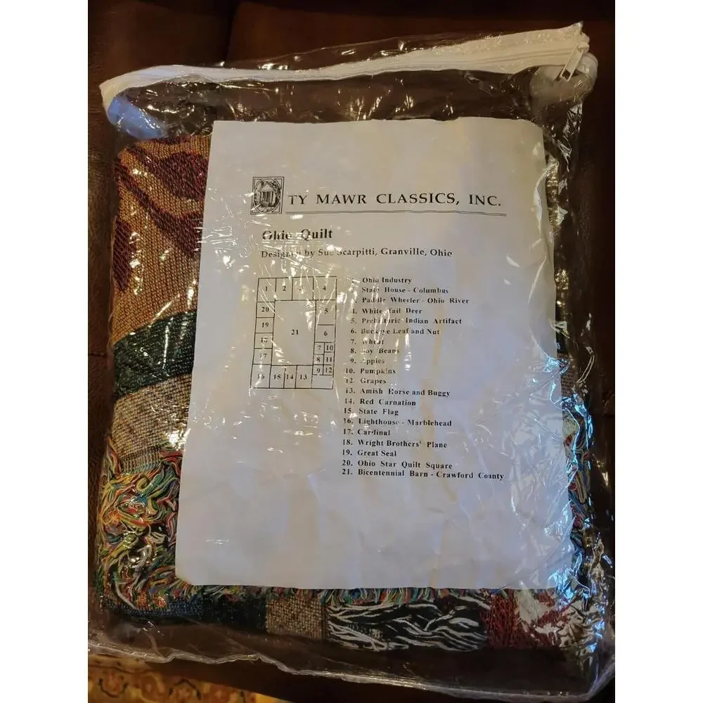 OHIO BI-CCENTENNIAL QUILT by TY MAWR ClASSICS, INC / NEW #00